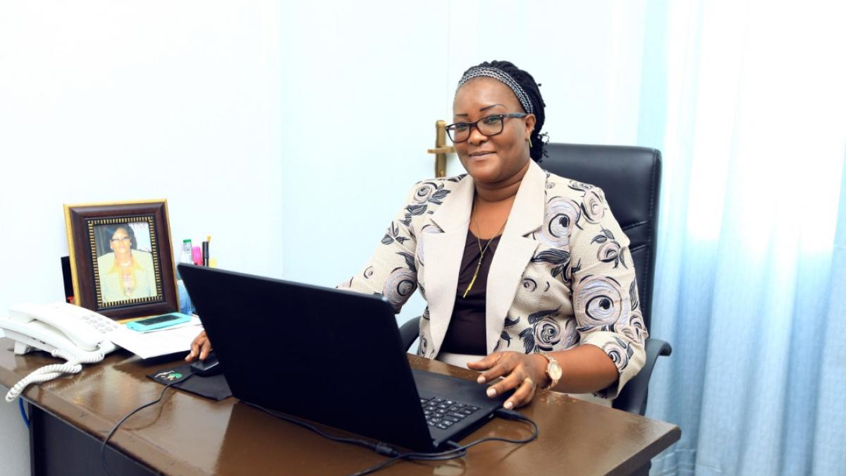 At Target, a day with Hortense Mbumba